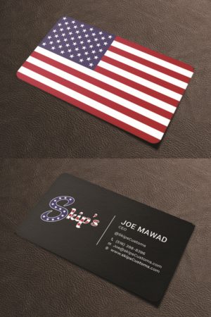 Business Card Design by Tripti Ranjan Gain for Skip's Customs | Design: #19628352