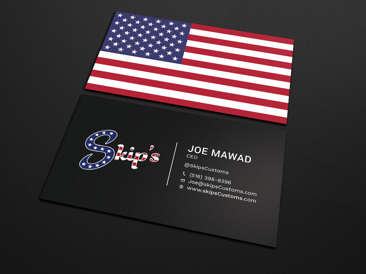 Business Card Design by Tripti Ranjan Gain for Skip's Customs | Design #19628360