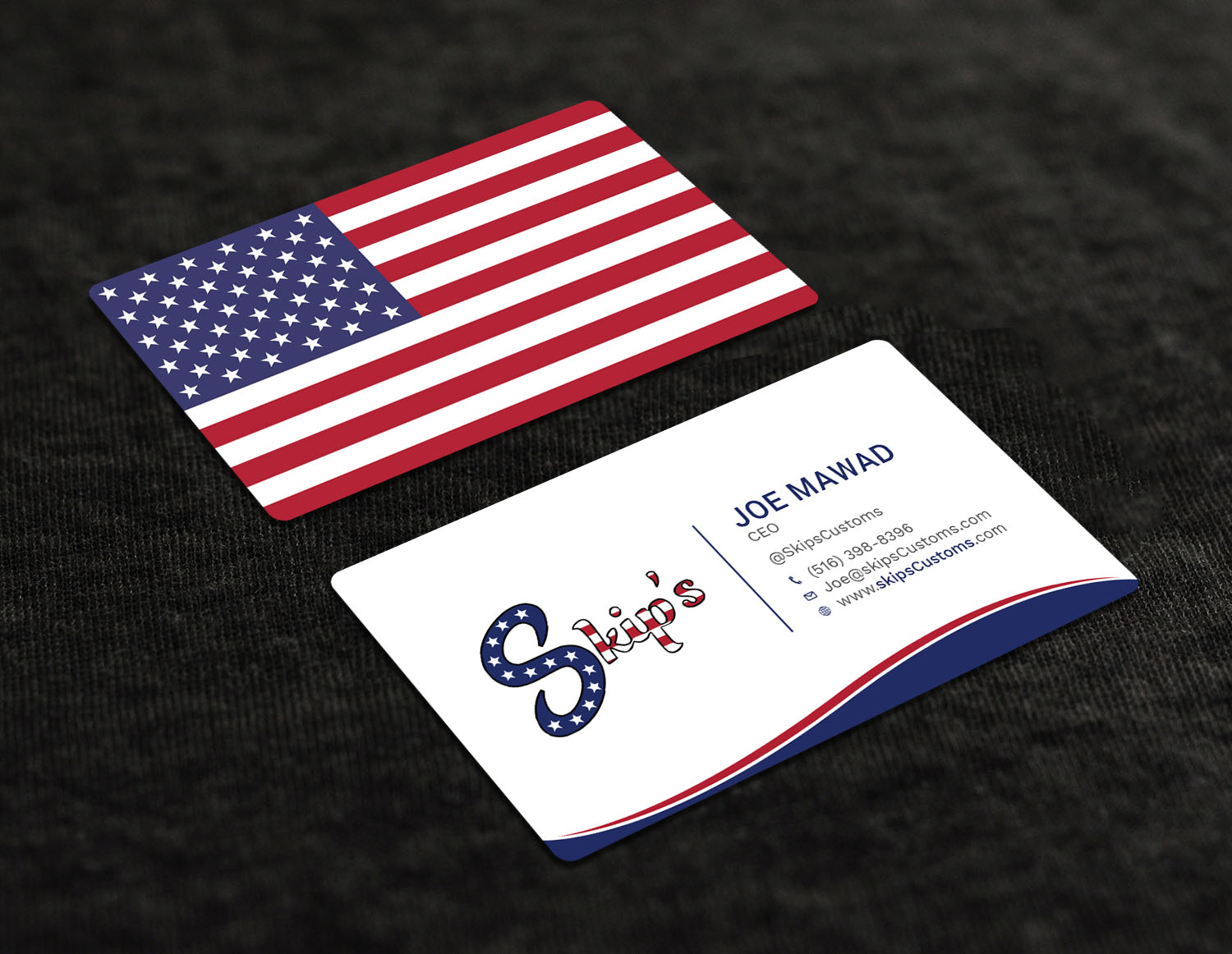 Business Card Design by Tripti Ranjan Gain for Skip's Customs | Design #19628362