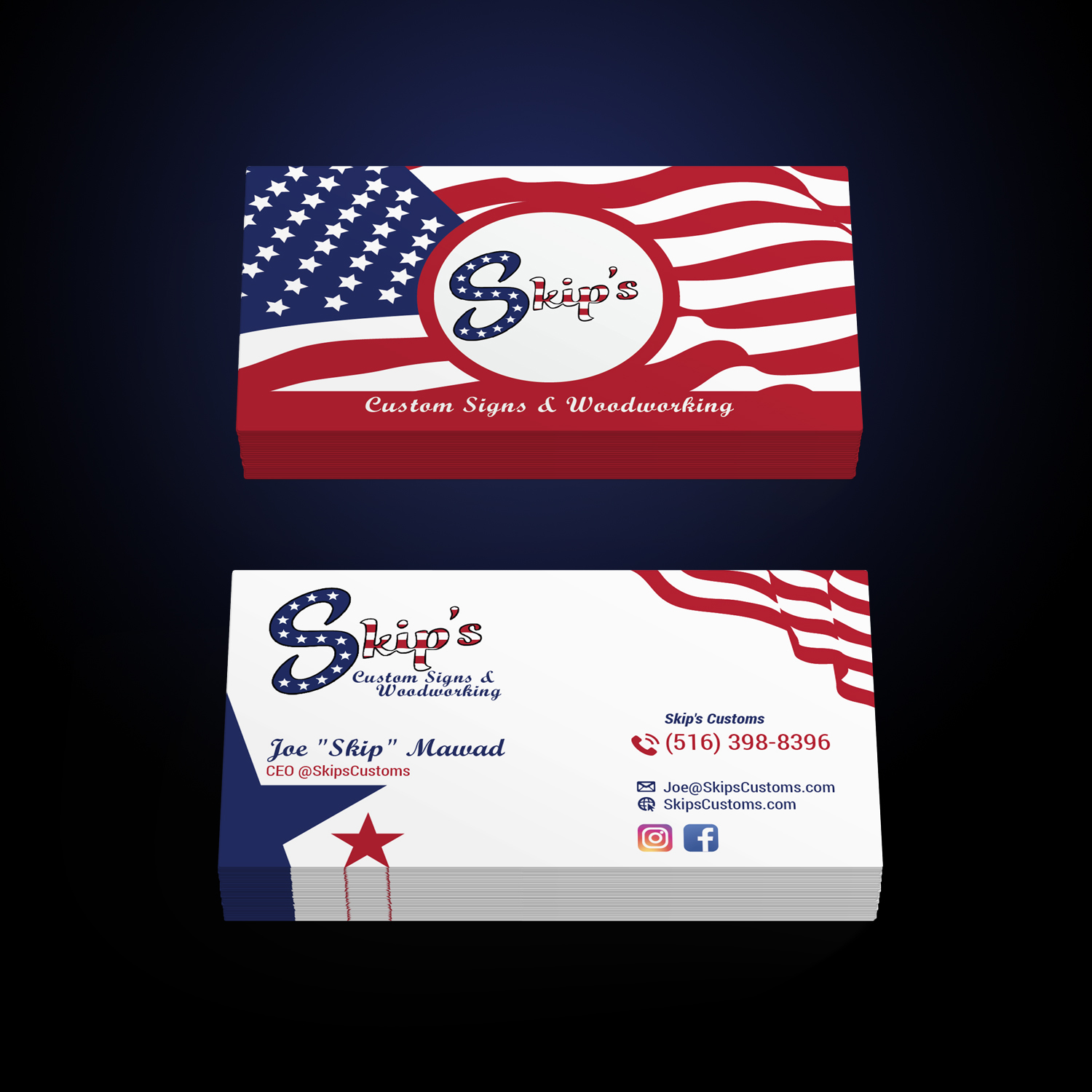 Business Card Design by Maxo-Biz for Skip's Customs | Design #19629791