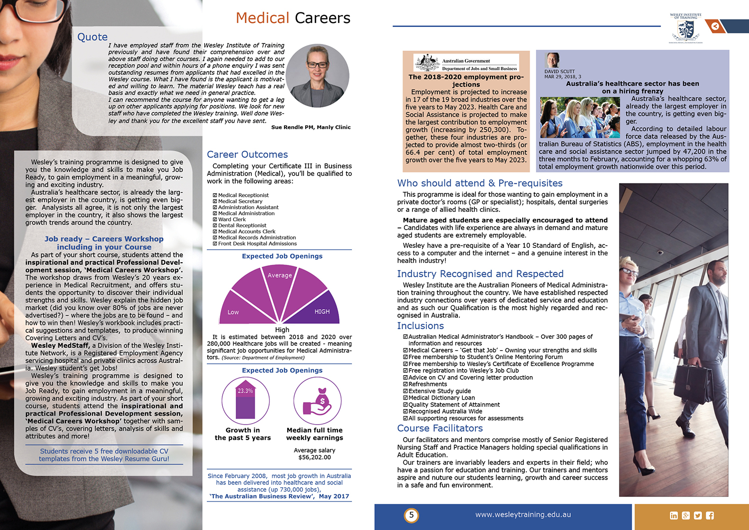 Flyer Design by Sheingart for Wesley Health Management | Design #19681592