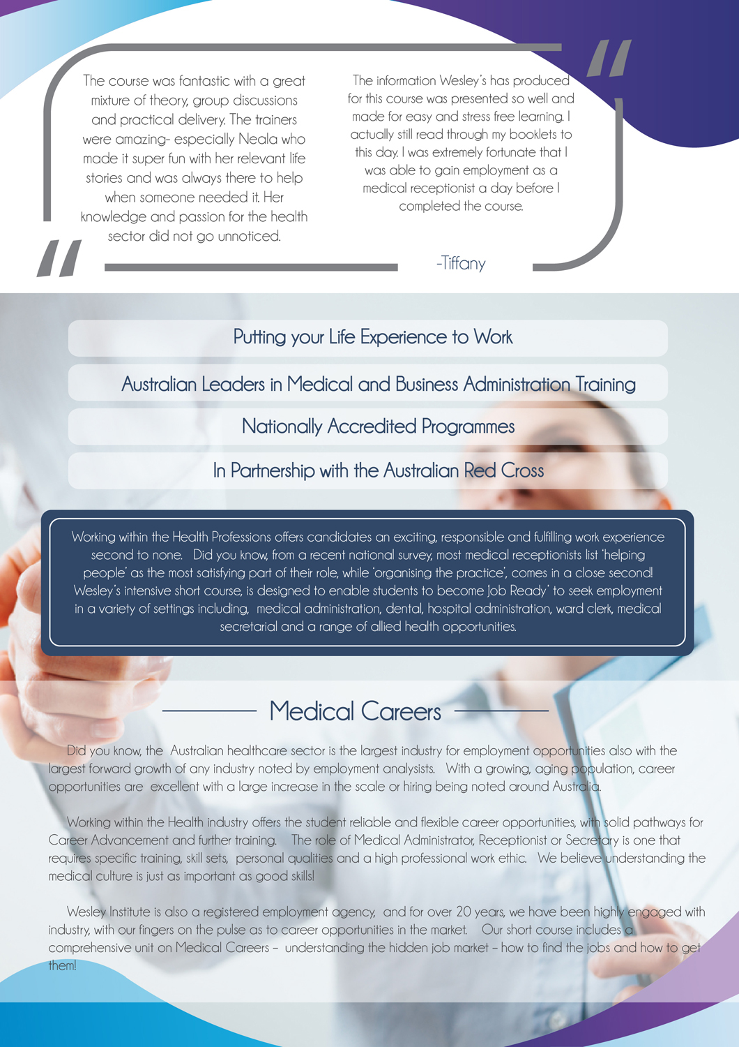 Flyer Design by Marilyn Wijaya for Wesley Health Management | Design #19685045