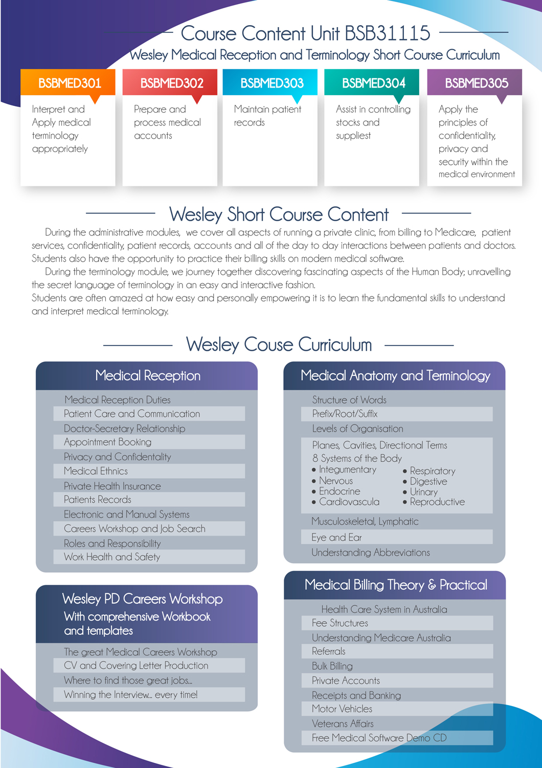 Diseño de Flyer por Marilyn Wijaya para Wesley Health Management | Diseño #19685052