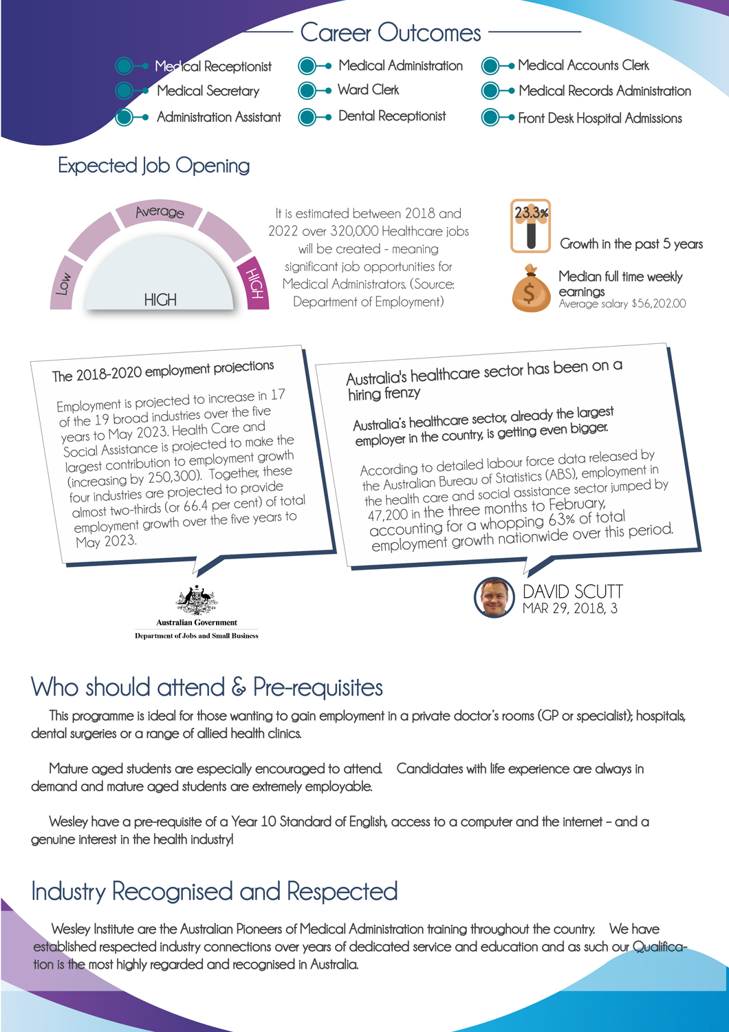 Flyer Design by Marilyn Wijaya for Wesley Health Management | Design #19685060