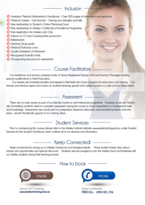 Flyer Design by Marilyn Wijaya for Wesley Health Management | Design: #19685067