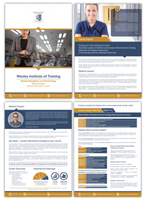 Flyer-Design von TylerMcGrath für Wesley Health Management | Design: #19643497