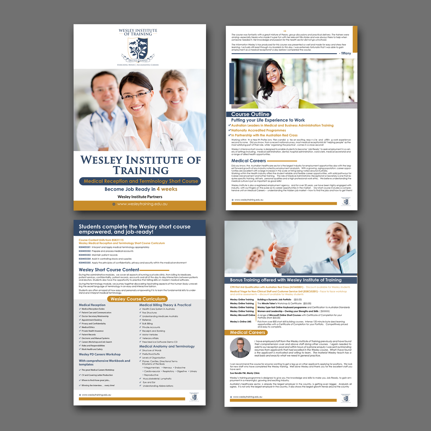 Flyer Design by Schöpfer for Wesley Health Management | Design #19652412