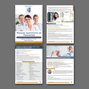 Flyer-Design von Schöpfer für Wesley Health Management | Design: #19652412