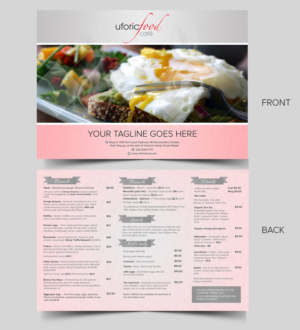 Menu Design by SAI DESIGNS for Uforic Food Cafe | Design: #19639909