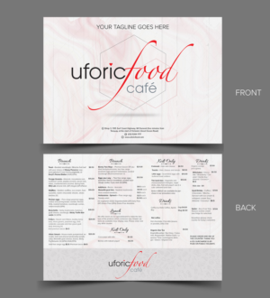 Menu Design by SAI DESIGNS for Uforic Food Cafe | Design #19646150