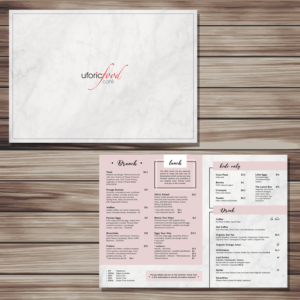 Menu Design by YNS PRODUCTION for Uforic Food Cafe | Design: #19666942