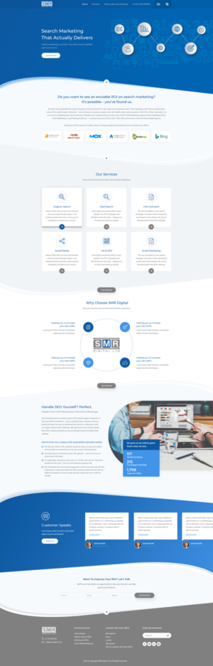 Web Design by Hashim Creetto for SMR Digital Limited | Design: #19674783