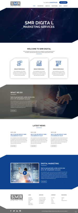 Web Design by pb for SMR Digital Limited | Design: #19641065