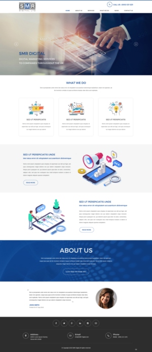 Web Design by pb for SMR Digital Limited | Design: #19641066