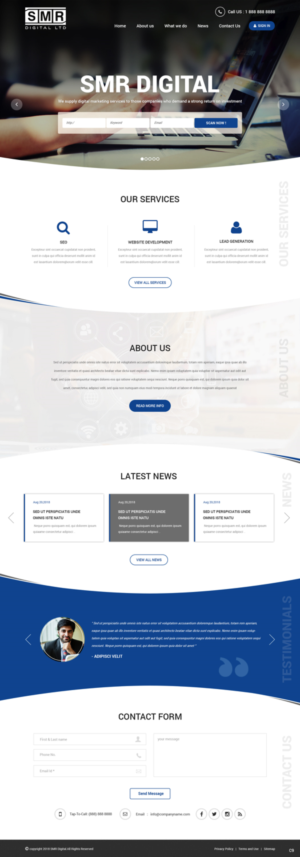 Web Design by pb for SMR Digital Limited | Design: #19641068