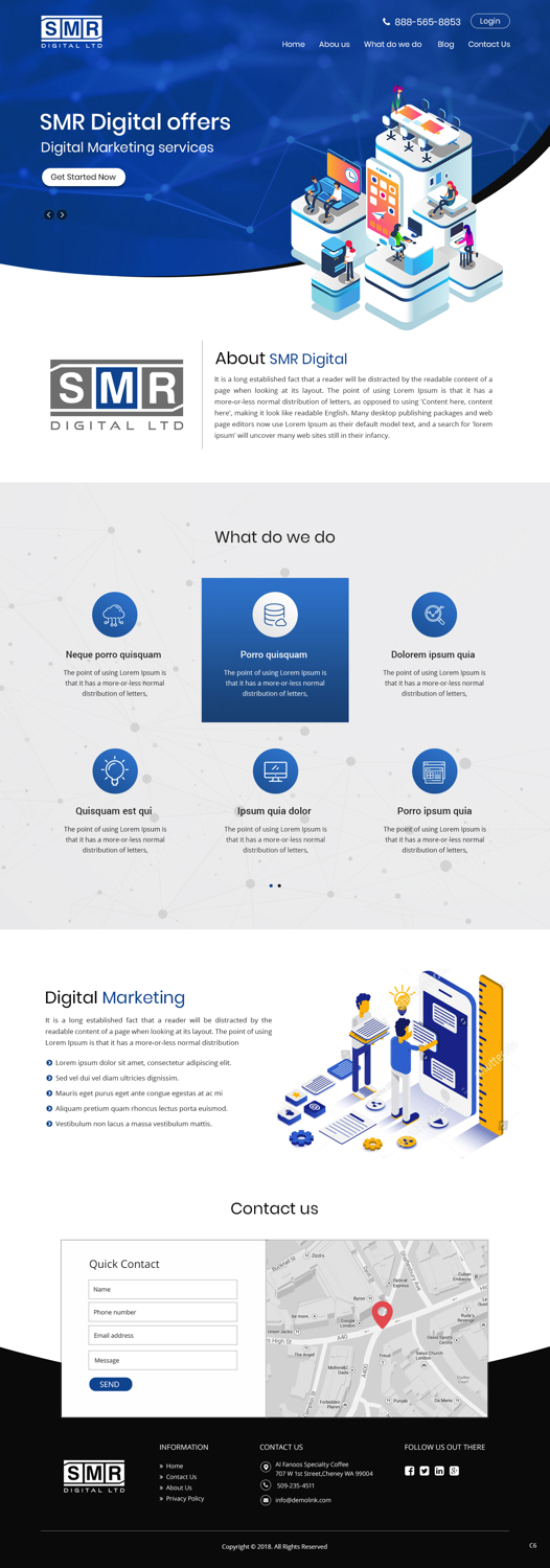 Web Design by pb for SMR Digital Limited | Design #19641071
