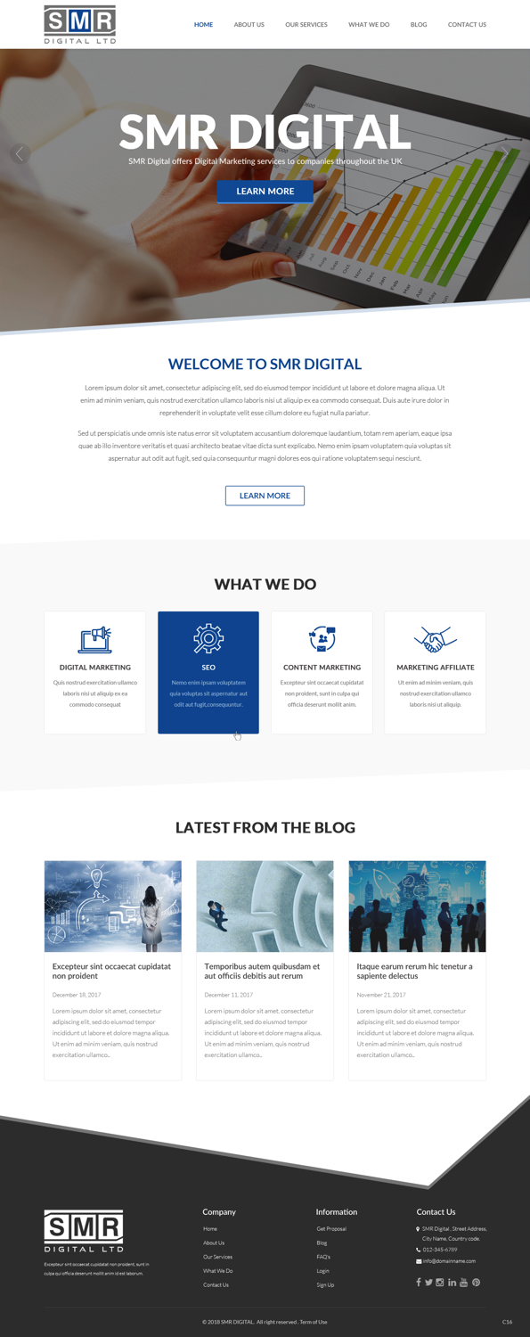 Web-Design von pb für SMR Digital Limited | Design #19641073
