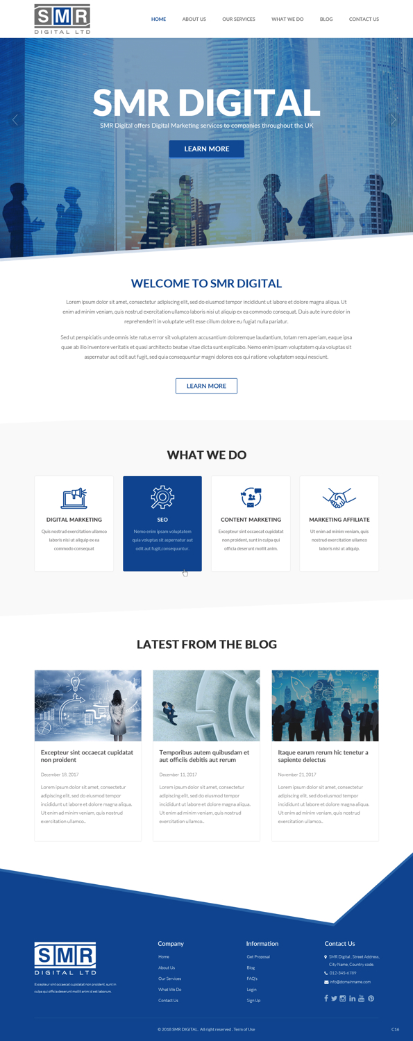 Web-Design von pb für SMR Digital Limited | Design #19641076
