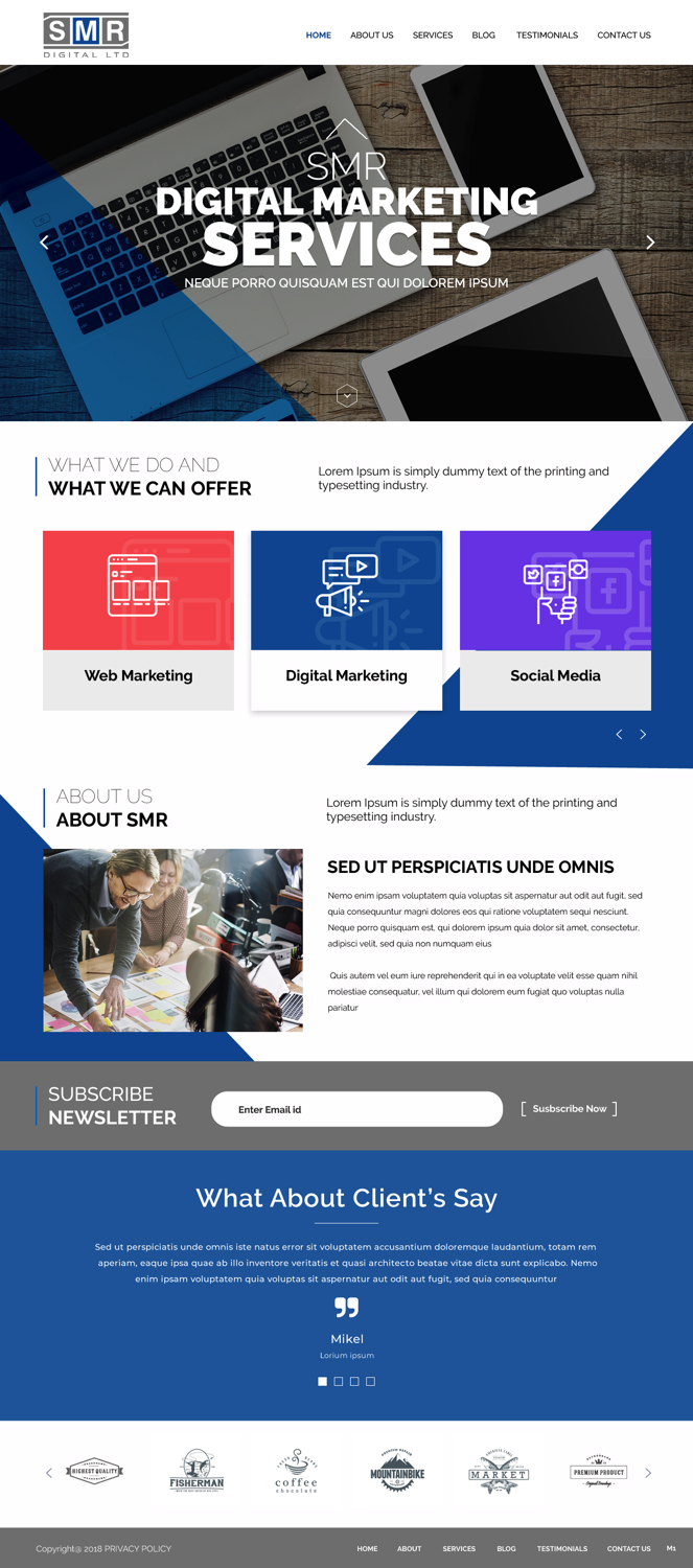 Web-Design von pb für SMR Digital Limited | Design #19641080