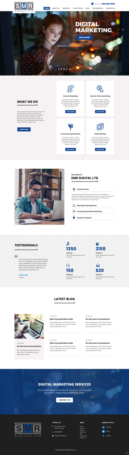 Web-Design von pb für SMR Digital Limited | Design #19641087