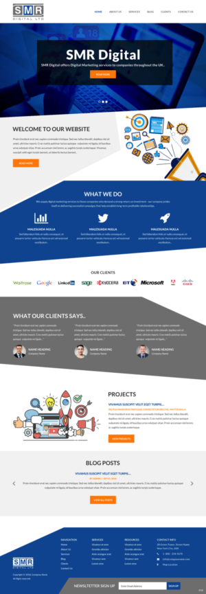 Web Design by pb for SMR Digital Limited | Design: #19660190