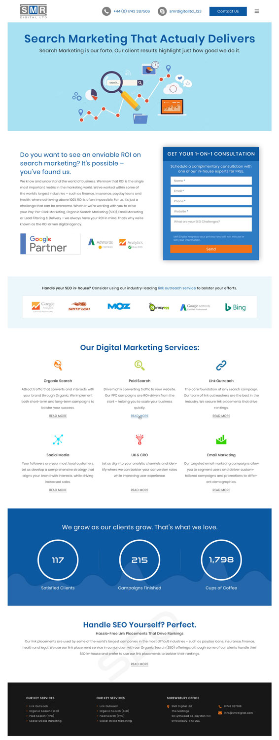 Web Design by Sujit Banerjee for SMR Digital Limited | Design #19665814