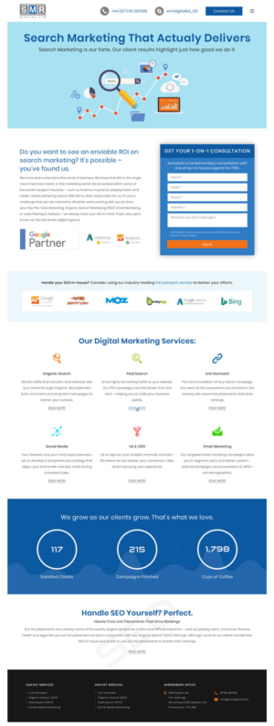 Web Design by Sujit Banerjee for SMR Digital Limited | Design: #19665814