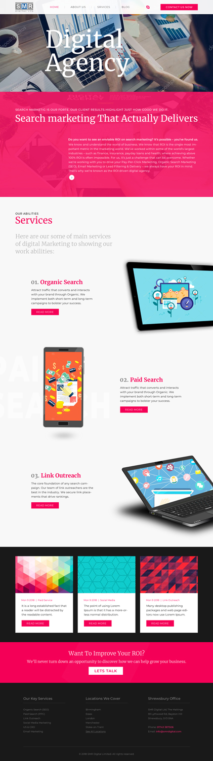 Web Design by Sujit Banerjee for SMR Digital Limited | Design #19684827