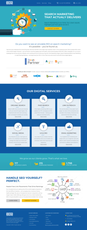 Web Design by Sujit Banerjee for SMR Digital Limited | Design: #19684828