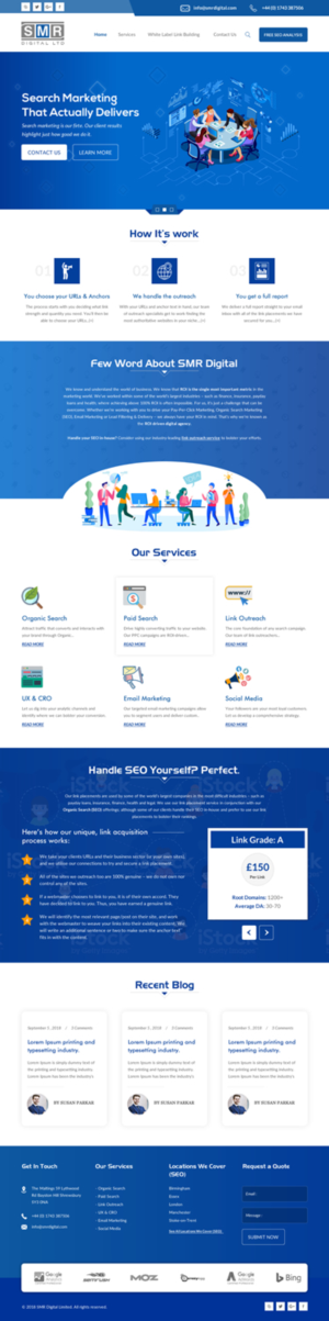 Web Design by rightway for SMR Digital Limited | Design: #19641335