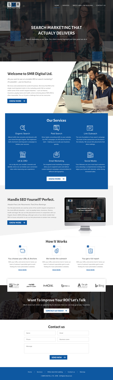 Web Design by rightway for SMR Digital Limited | Design #19641337