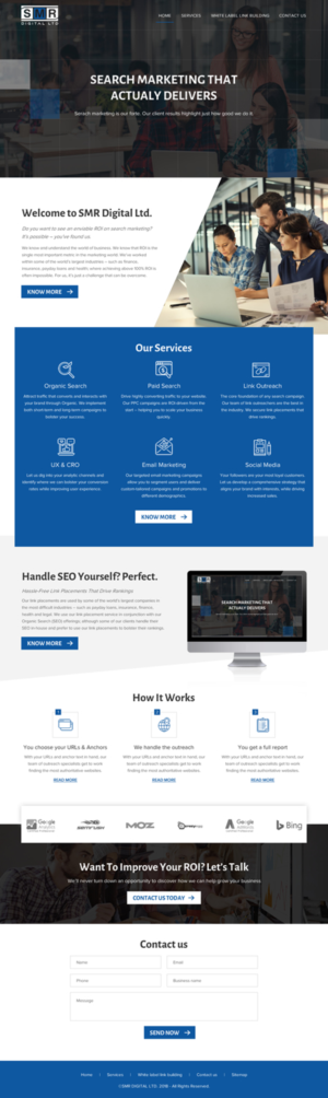 Web Design by rightway for SMR Digital Limited | Design: #19641337