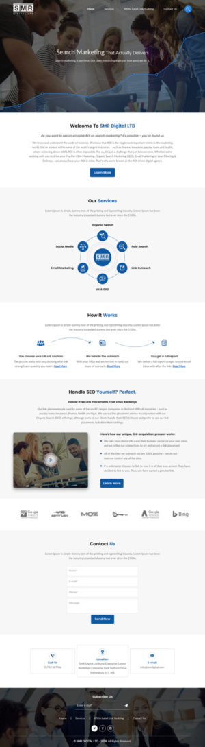 Web Design by rightway for SMR Digital Limited | Design: #19641344