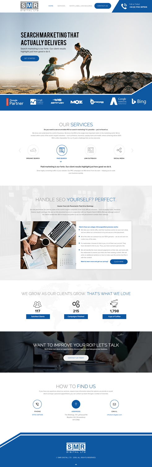 Web Design par rightway pour SMR Digital Limited | Design #19651861