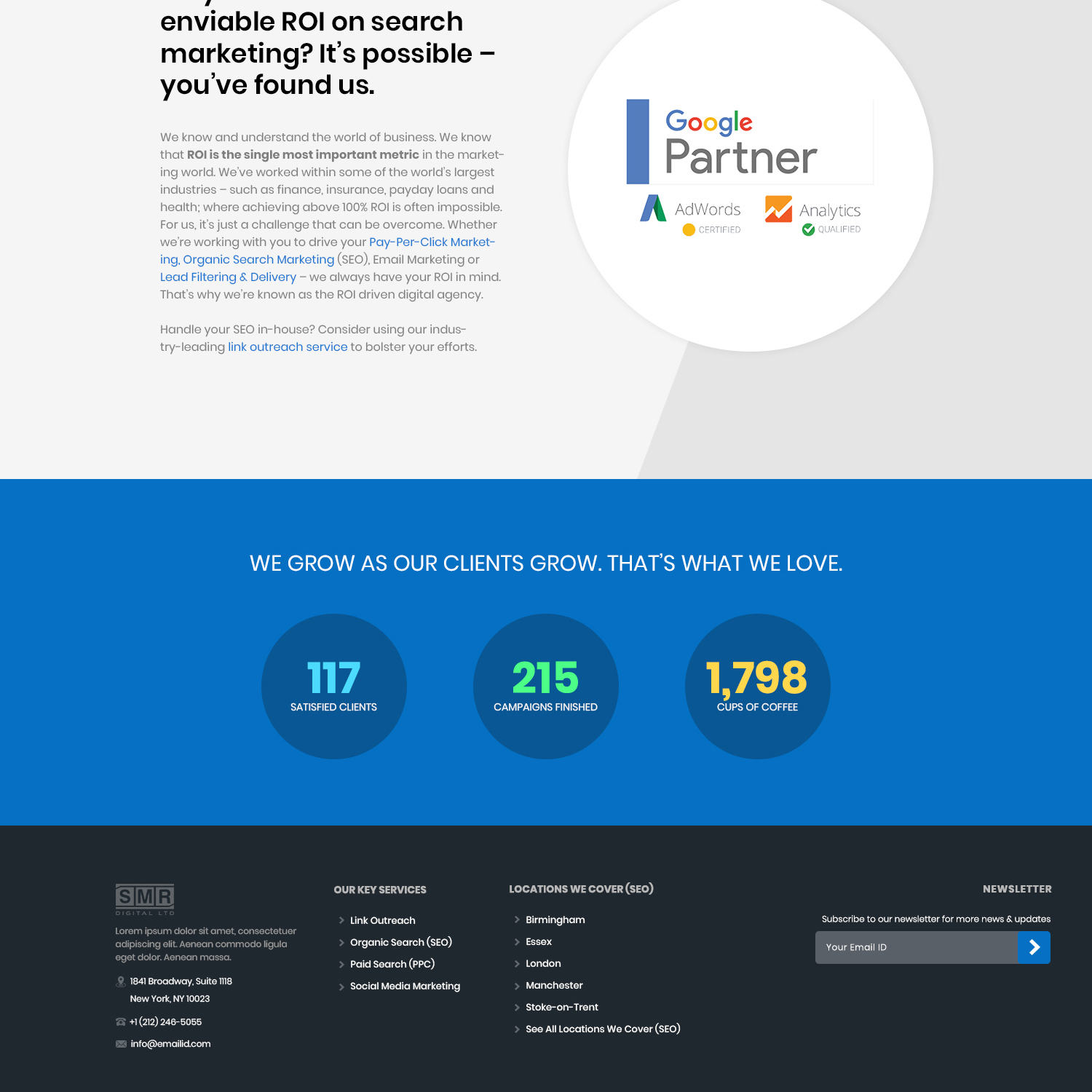 Web Design by Adycreative for SMR Digital Limited | Design #19651722