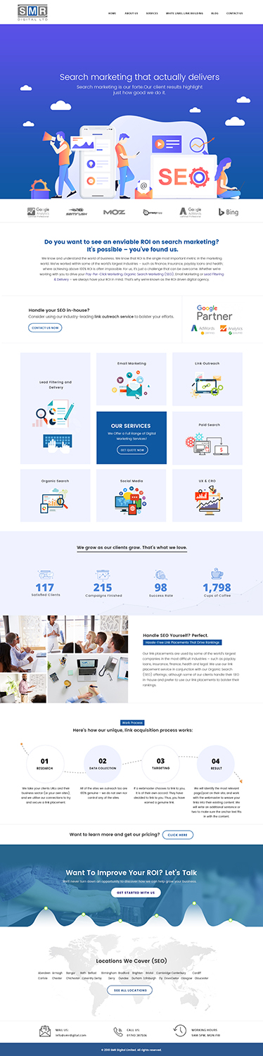 Web Design by subhalaxmi  khamari for SMR Digital Limited | Design #19654577