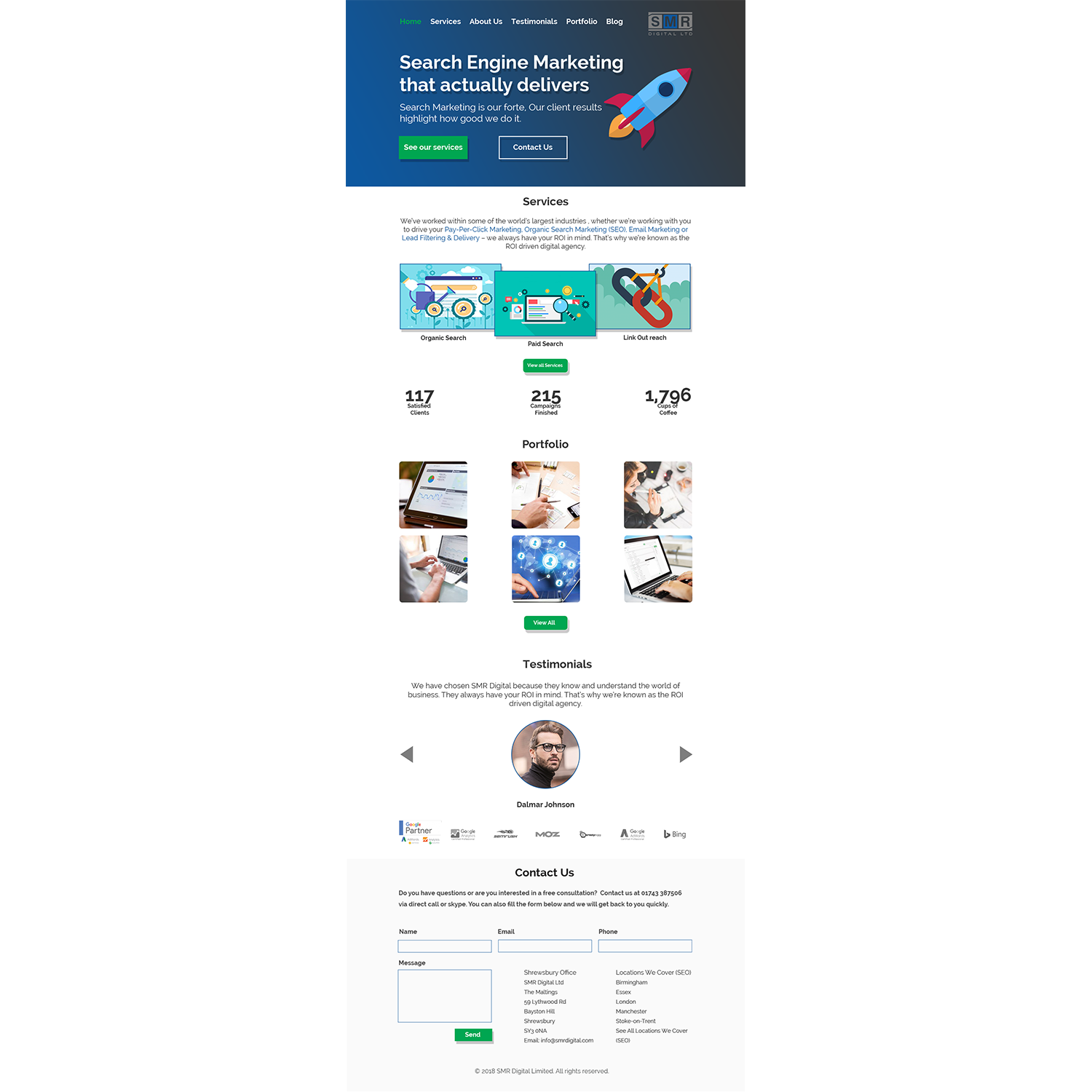 Web Design by veeBC for SMR Digital Limited | Design #19693321