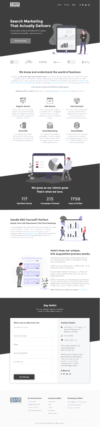 Web Design by Trazo for SMR Digital Limited | Design #19695014