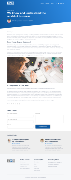 Web Design by Trazo for SMR Digital Limited | Design: #19829861