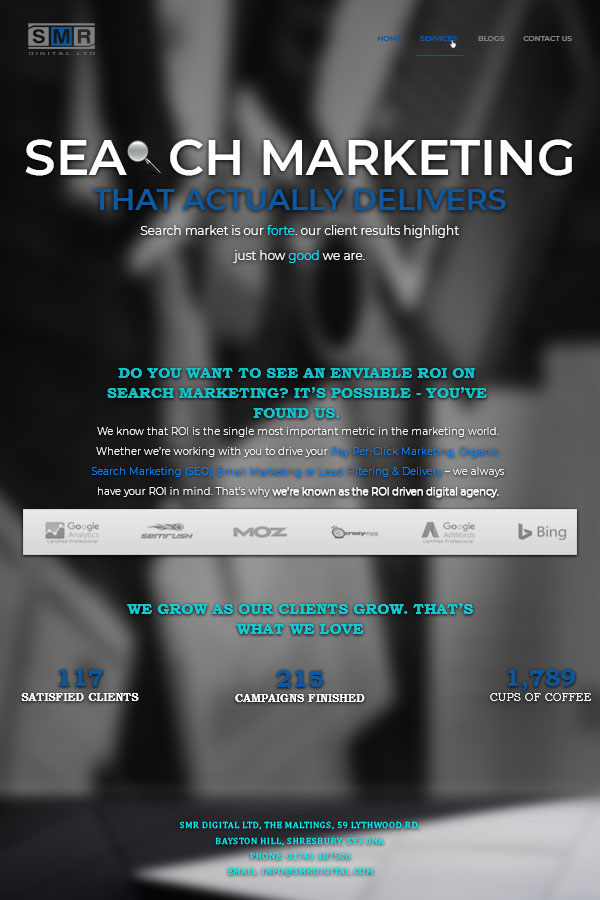 Web Design by HPham for SMR Digital Limited | Design #19662105