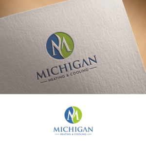 Diseño de Logo por sez_inn para Michigan Heating and Cooling - MI HVACR | Diseño #19692649