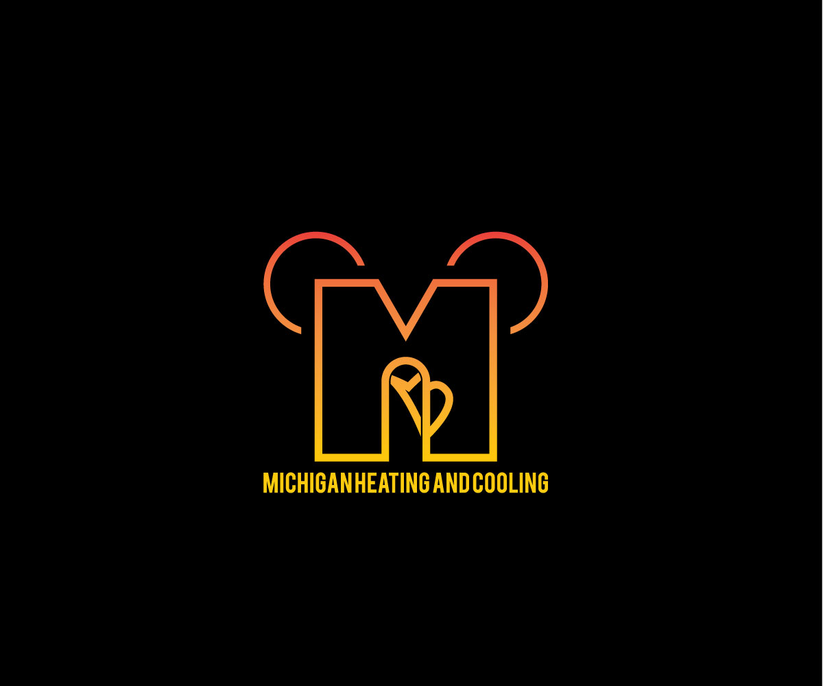 Logo Design by Rosaleen for Michigan Heating and Cooling - MI HVACR | Design #19747031