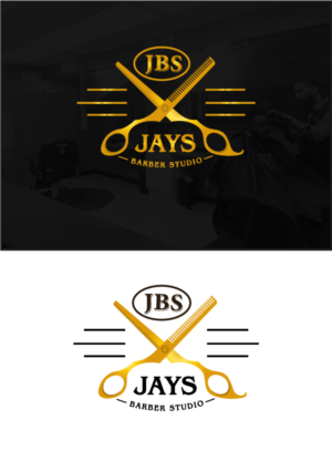 Logo Design by quantumwebtech for Jay’s Barber Studio | Design: #19641485