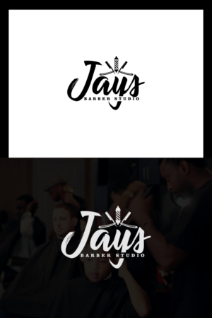 Logo Design by quantumwebtech for Jay’s Barber Studio | Design: #19641494