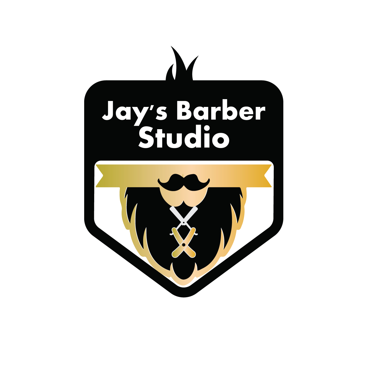 Diseño de Logo por @Vikas para Jay’s Barber Studio | Diseño #19642911