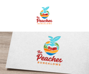 The Peaches Bungalows | Diseño de Logo por VGB