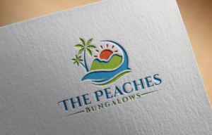 The Peaches Bungalows | Logo Design by Mr  Destiny
