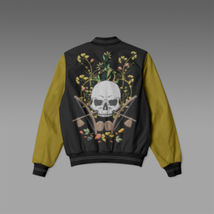 Skull embroidery jack for Capoeira design | T-shirt Design by SAI DESIGNS