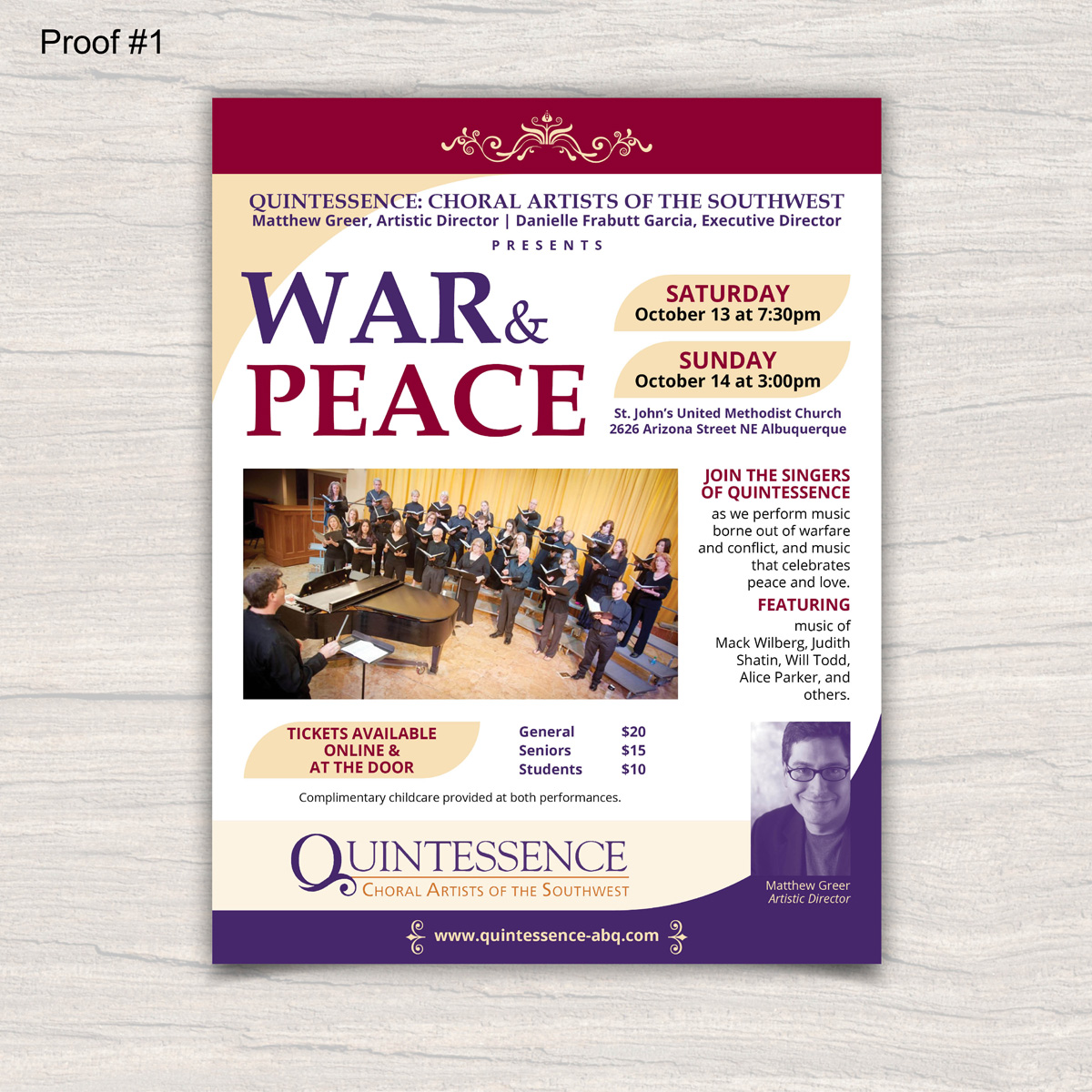 Design de Flyer par Katyas Art and Design pour St. John's United Methodist Church | Design #19633548