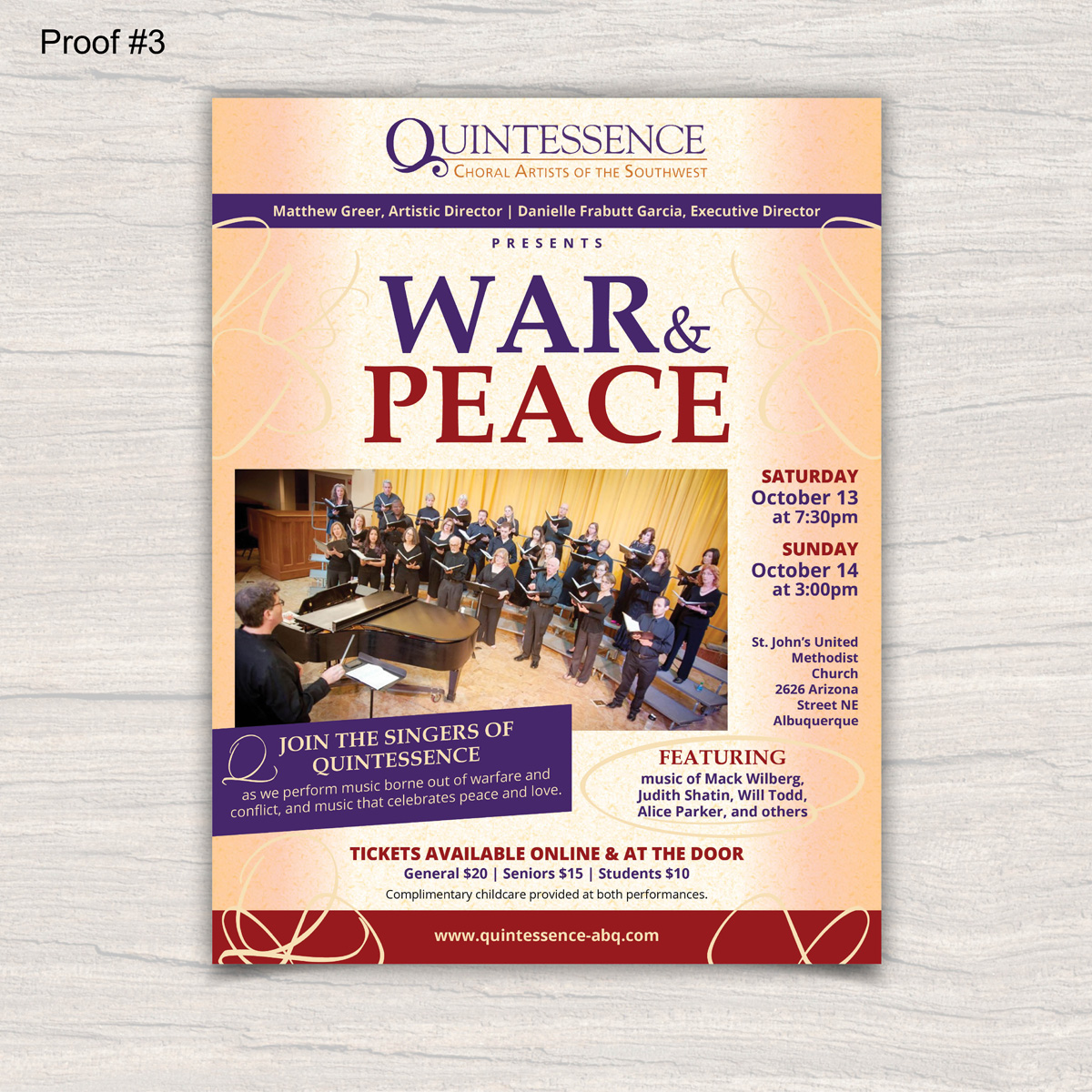 Flyer Design by Katyas Art and Design for St. John's United Methodist Church | Design #19633557